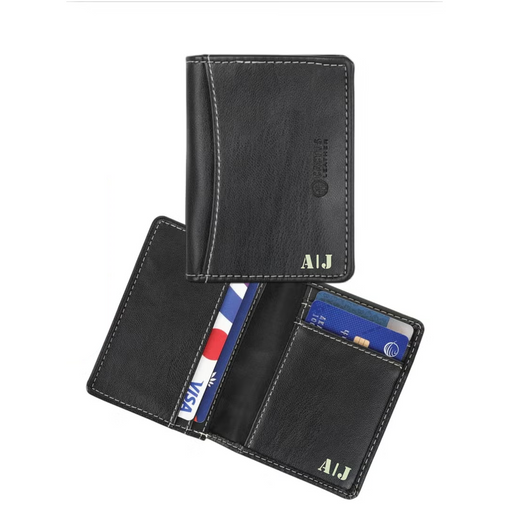 Personalised LANCY - eco-neutral® Cactus Leather Card Case