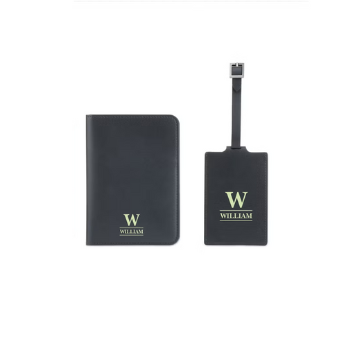 Personalised Skross® Diplomat Travel Gift Set with Passport Holder and Luggage Tag