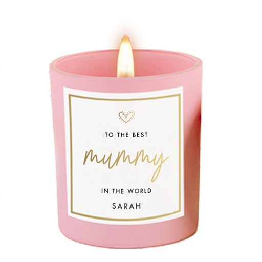 The Best Mummy In The World, Personalised Mother's Day Soy Wax Scented Candle