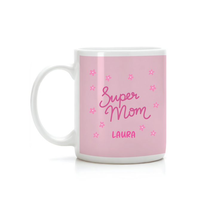 Super Mom, Personalised Mother's Day Mug