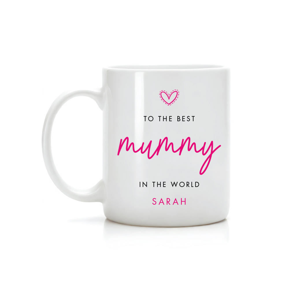 The Best Mummy In The World, Personalised Mother's Day Mug