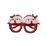 Festive Santa Eyeglass, Red