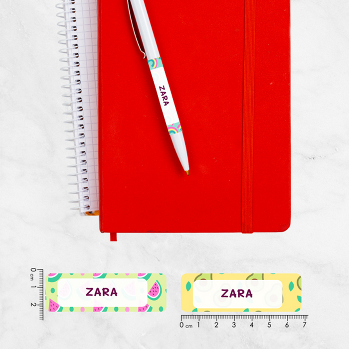 Sweet Nature Name Labels – Personalized Stickers with Cute Themes