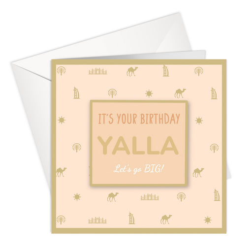IT'S YOUR BIRTHDAY - YALLA | Gold