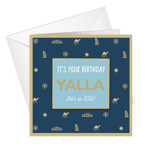 IT'S YOUR BIRTHDAY - YALLA | Blue