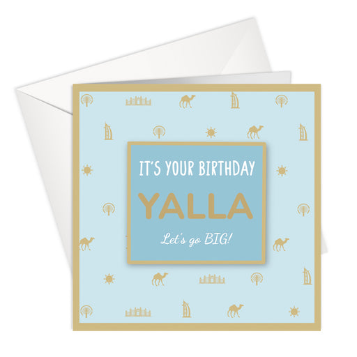 IT'S YOUR BIRTHDAY - YALLA | Lite Blue