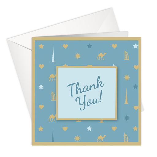 Thank You | Blue Greeting Card