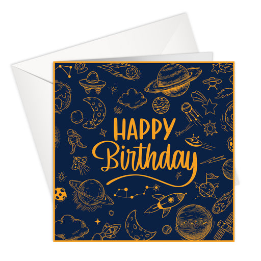 Happy Birthday Universe Greeting Card