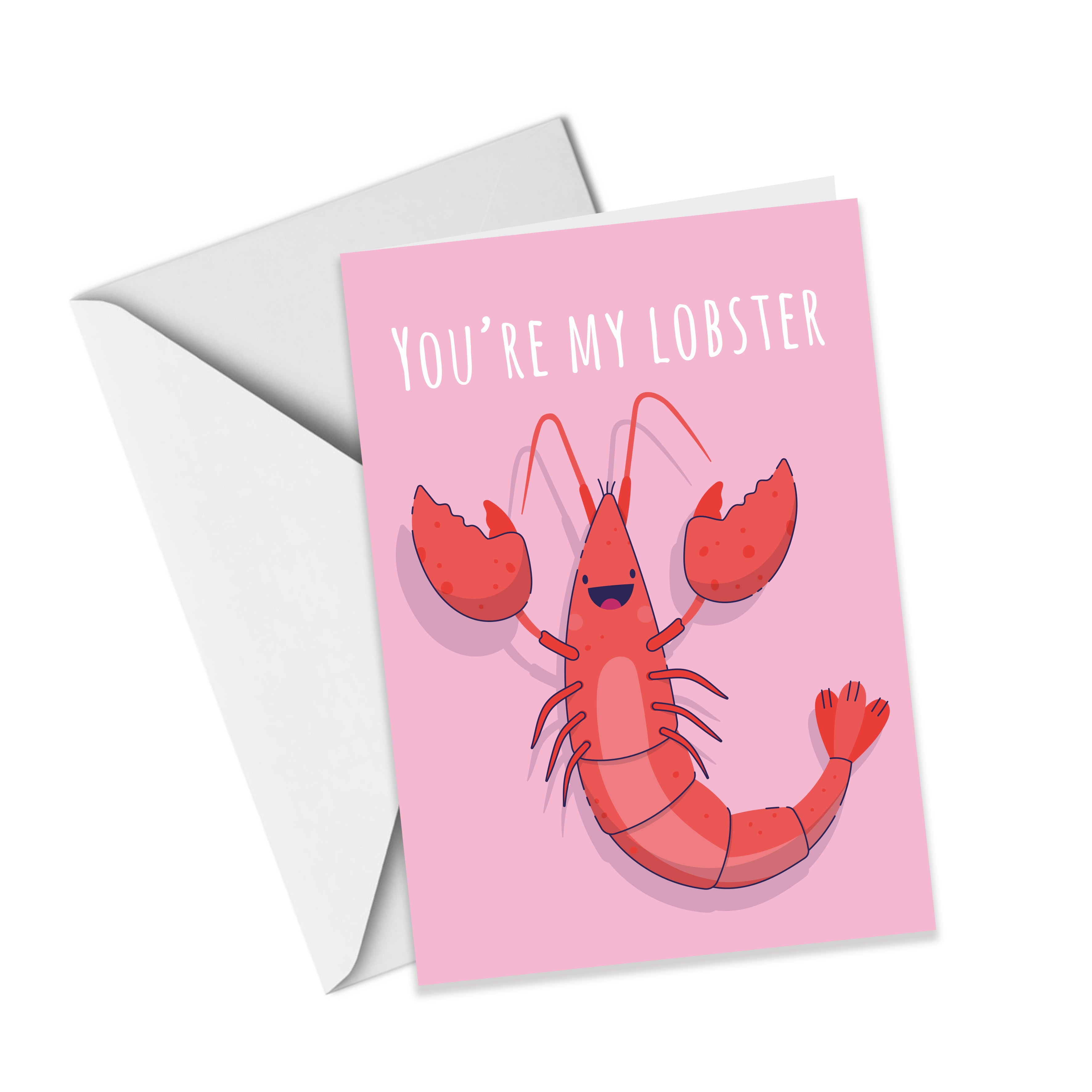 You're My Lobster - Love Card