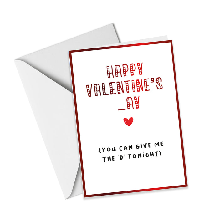 Happy Valentine's _ay - Funny Valentine's Day Card For Him