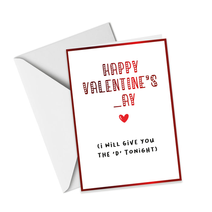 Happy Valentine's _ay - Funny Valentine's Day Card For Her