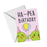 HA-PEA Birthday Greeting Card - UV Card