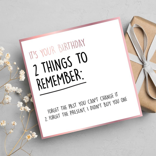 It's Your Birthday UV Greeting Card