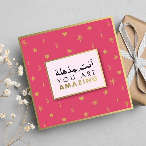 Thank You Gold Foil Greeting Card