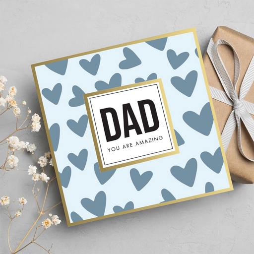 Dad, You Are Amazing - Father's Day UV Effect Greeting Card