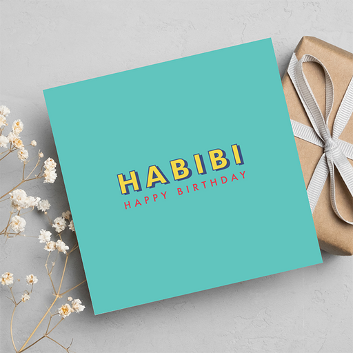 Habibi - Happy Birthday Greeting Card