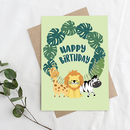 Happy Birthday Kids Greeting Card