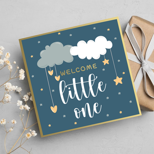 Welcome Little One, New Baby Greeting Card