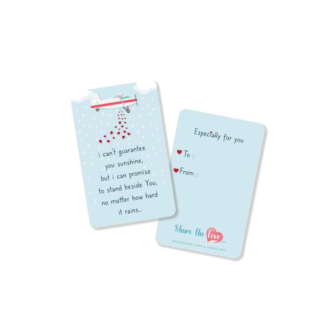 Stormy Blues Solidarity , Affection Card