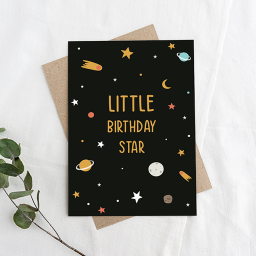 Little Birthday Star, Greeting Card