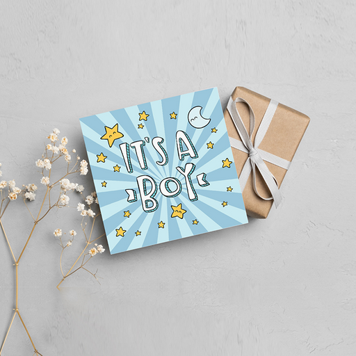 It's a BOY, New Born Greeting Card