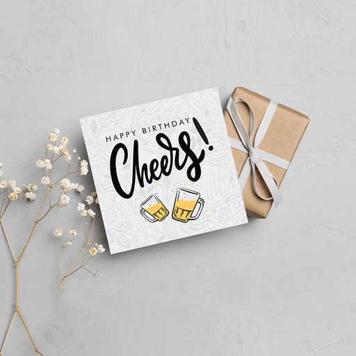 Happy Birthday, Cheers!, Greeting Card