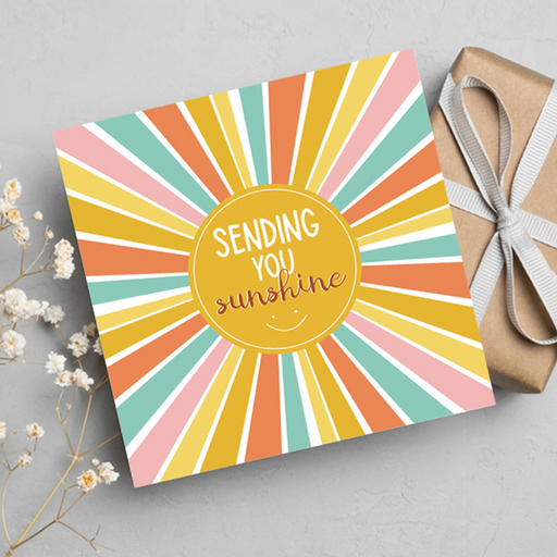 Sending you sunshine, Feel Good Greeting Card