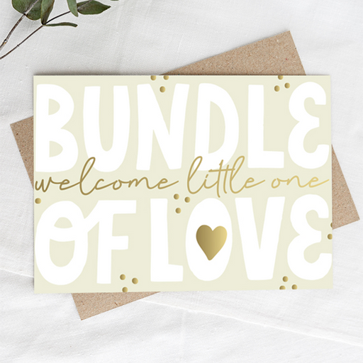 Welcome little one, New Born Greeting Card