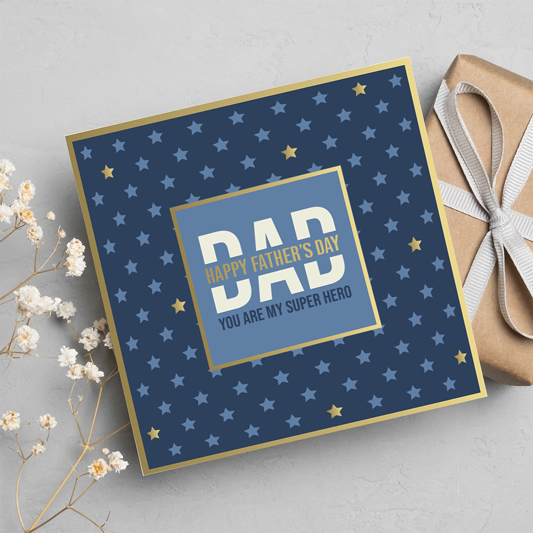 You're My Superhero, Father's Day Greeting Card