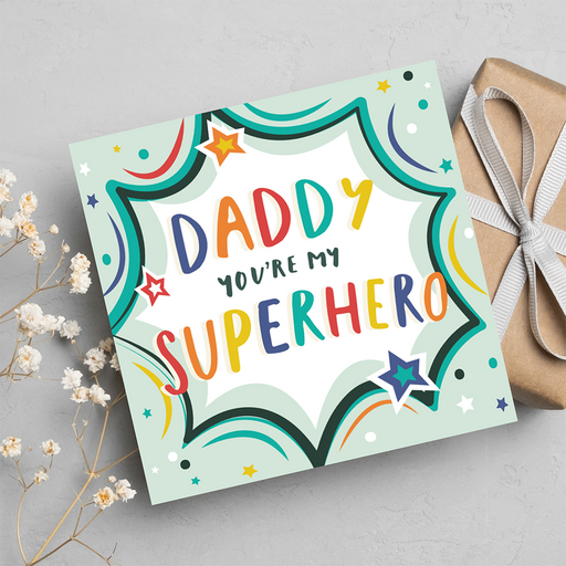 Daddy's a Superhero, Greeting Card
