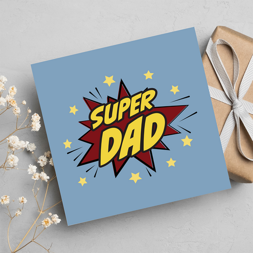 Super Dad, Greeting Card for Dad