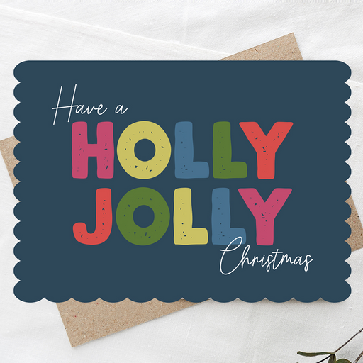 Holly Jolly, Christmas Greeting Card