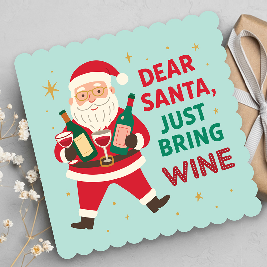 Dear Santa, Christmas Greeting Card