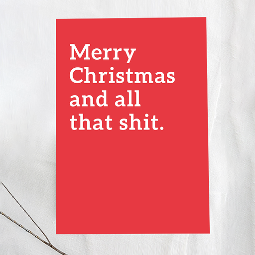Merry Christmas Kinda, Christmas Greeting Card