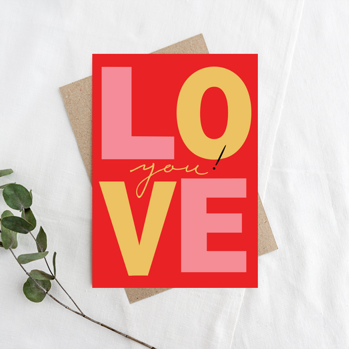 Love You! Greeting Card