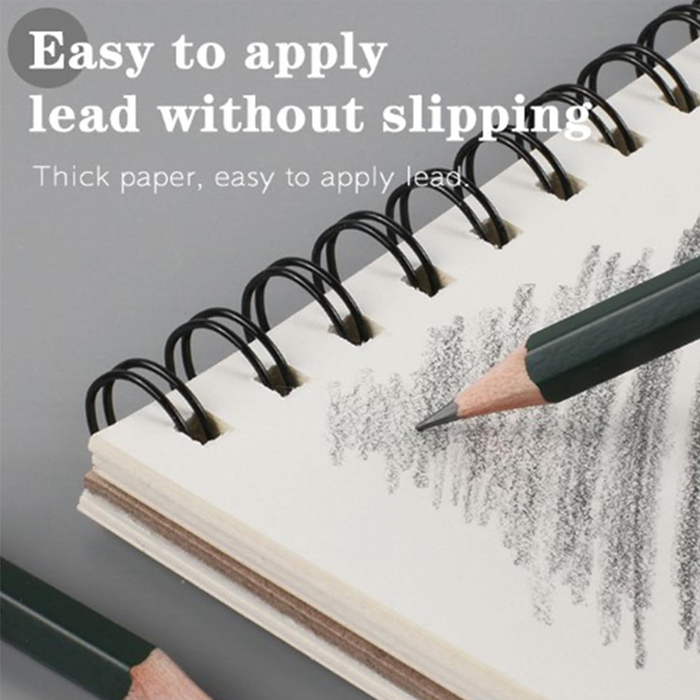 A4 Sketch Pad – 24 Sheets, 160 GSM Smooth Drawing Paper, Artist Sketchbook