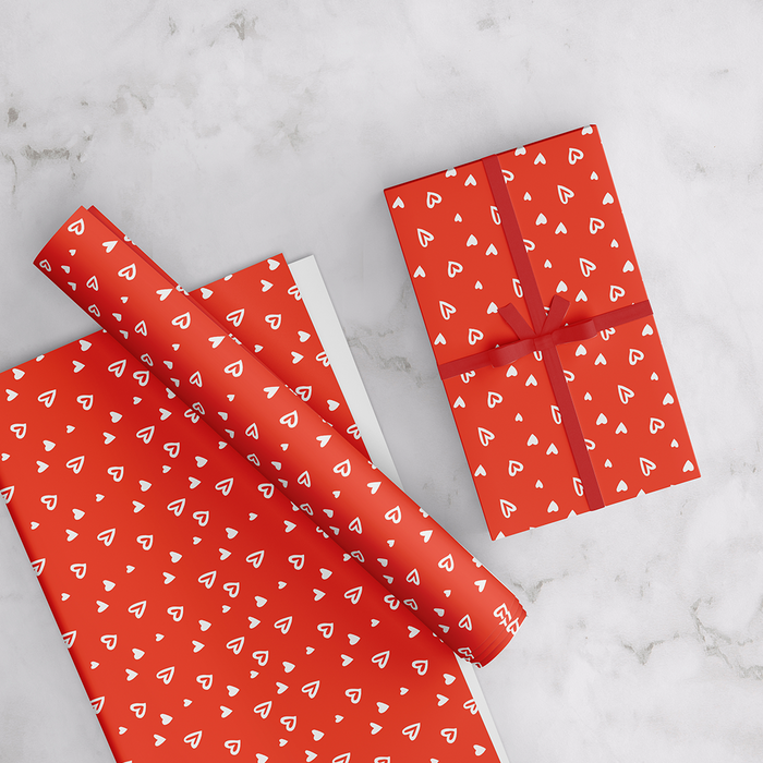 Heart Wrapping Paper Pack