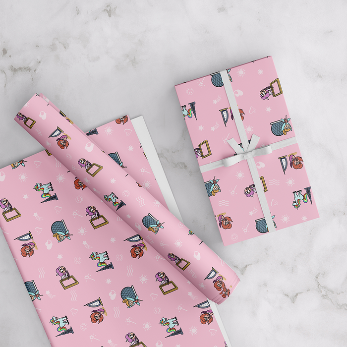 UAE Kids Wrapping Paper - Pink