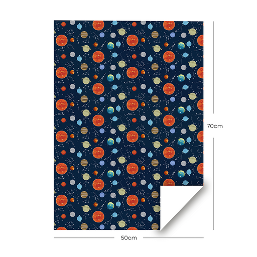 Space Kids Wrapping Paper
