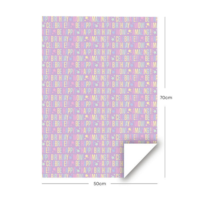 Happy Birthday Wrapping Paper