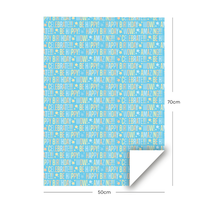 Happy Birthday Wrapping Paper