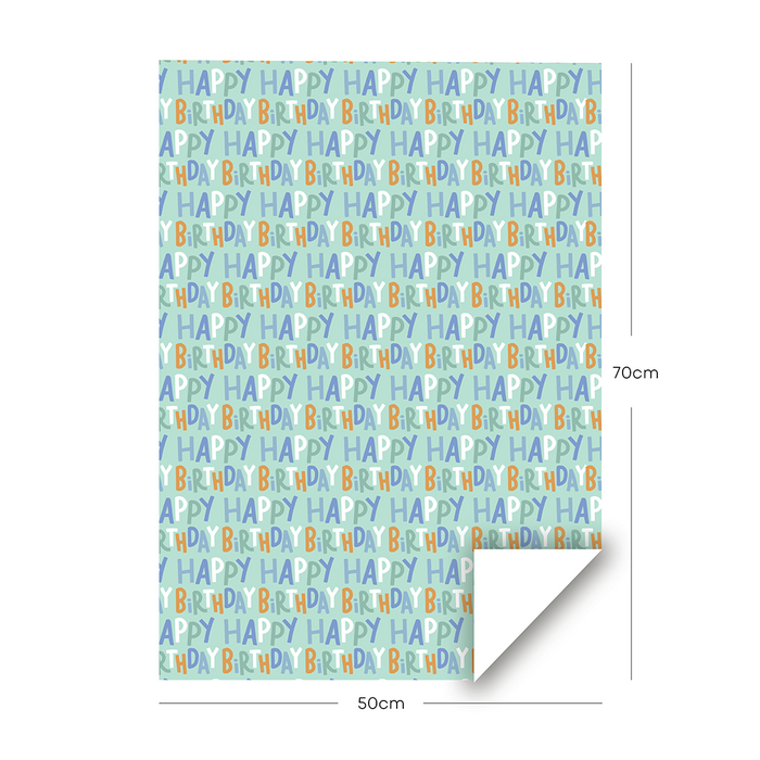 Happy Birthday Wrapping Paper
