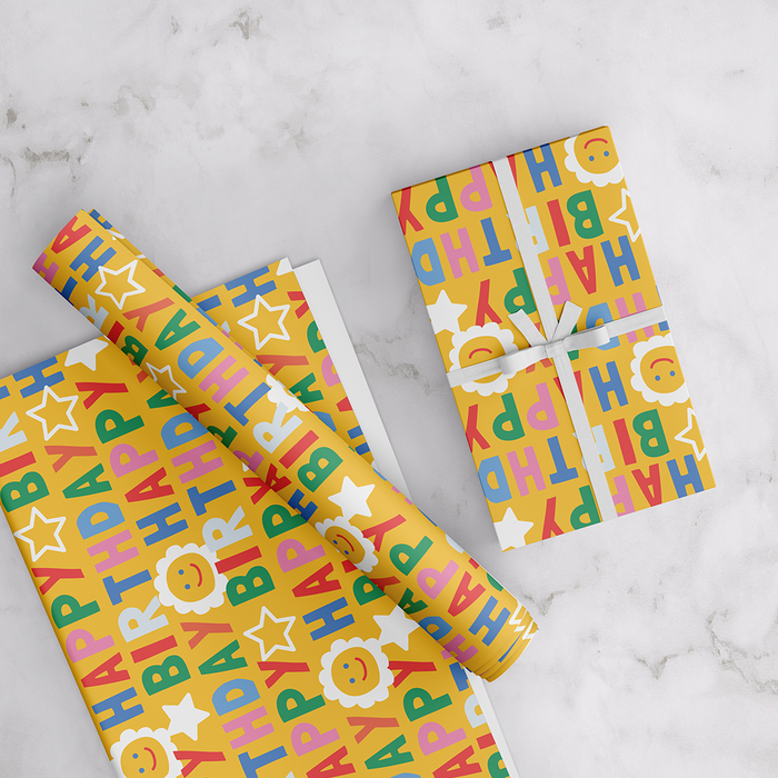Happy Birthday Wrapping Paper