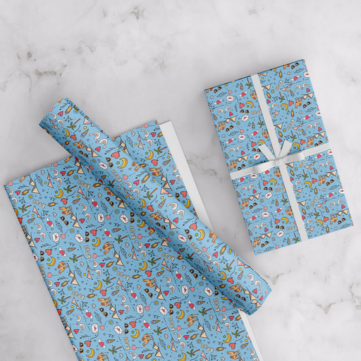 LOVE, ARABIC THEME WRAPPING PAPER
