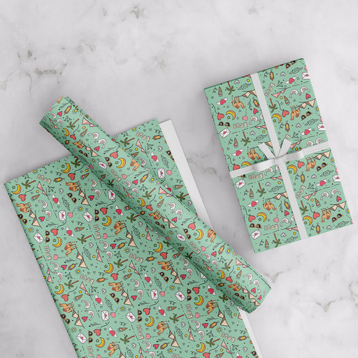LOVE, ARABIC THEME WRAPPING PAPER