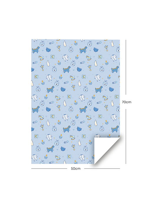 NEW BORN, BOY, WRAPPING PAPER