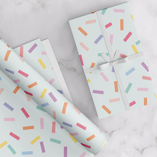 Confetti, Gift Wrapping Paper Pack