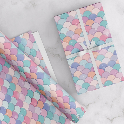 Mermaid Pink, Gift Wrapping Paper Pack