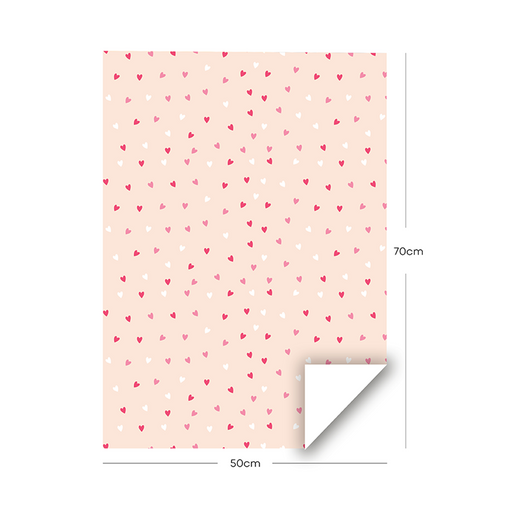 Hearts, Gift Wrapping Paper Pack