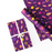 Diwali Gift Wrapping Paper Pack – 4 Sheets (50 × 70 cm Each), Premium Purple Festive Design with Diyas, Lanterns & Fireworks – Ideal for Diwali, Weddings & Celebrations